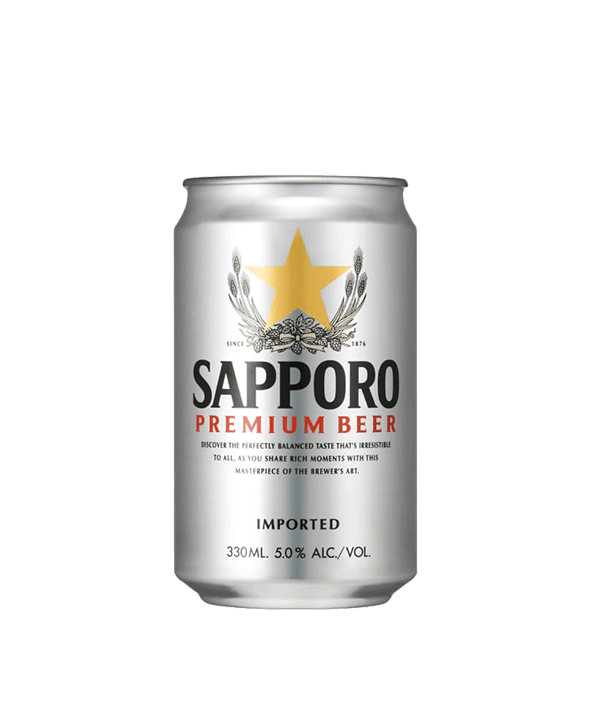 Sapporo Premium Draft Beer Can 330ml - Makoto House (M) SDN. BHD