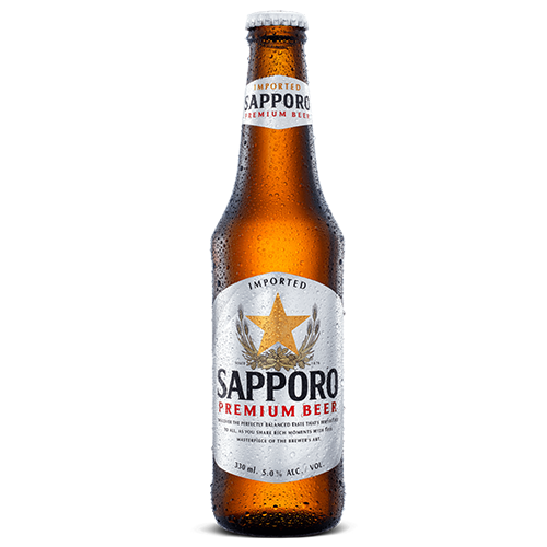 Sapporo Premium Draft Beer Bottle 330ml