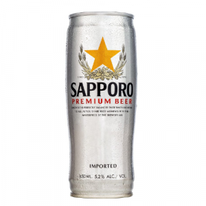 Sapporo Premium Draft Beer Can 650ml